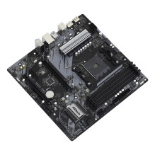 Pagrindinė plokštė, ASROCK, AMD B550, SAM4, MicroATX, 1xPCI-Express 3.0 1x, 1xPCI-Express 3.0 4x, 2xM.2, 1xPCI-Express 4