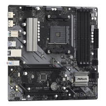 Mainboard, ASROCK, AMD B550, SAM4, MicroATX, 1xPCI-Express 3.0 1x, 1xPCI-Express 3.0 4x, 2xM.2, 1xPCI-Express 4.0 16x, M