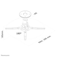 PROJECTOR ACC CEILING MOUNT / 18.5CM BEAMER-C50 NEOMOUNTS PROJECTOR ACC CEILING MOUNT / 18.5CM BEAMER-C50 NEOMOUNTS