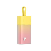 Baseus Baseus Popsicle 5200mAh 20W Powerbank with Built-in Lightning Cable (+ White Baseus Simple USB-C - USB-C 60W / 20 Baseus Baseus Popsicle 5200mAh 20W Powerbank with Built-in Lightning Cable (+ White Baseus Simple USB-C - USB-C 60W / 20