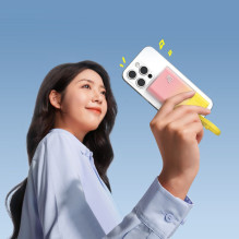 Baseus Baseus Popsicle 5200mAh 20W Powerbank with Built-in Lightning Cable (+ White Baseus Simple USB-C - USB-C 60W / 20 Baseus Baseus Popsicle 5200mAh 20W Powerbank with Built-in Lightning Cable (+ White Baseus Simple USB-C - USB-C 60W / 20