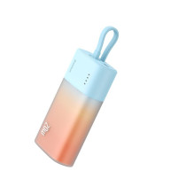 Baseus Baseus Popsicle 5200mAh 20W Powerbank with Built-in Lightning Cable (+ White Baseus Simple USB-C - USB-C 60W / 20
