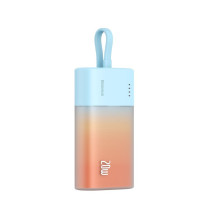 Baseus Baseus Popsicle 5200mAh 20W Powerbank with Built-in Lightning Cable (+ White Baseus Simple USB-C - USB-C 60W / 20
