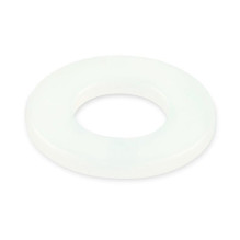 WASHER M 4 PLASTIC WHITE...