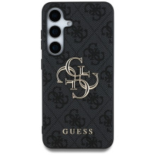 Guess Big 4G Logo Classic Logo Dėklas, skirtas Samsung Galaxy S25 Black