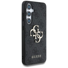Guess Big 4G Logo Classic Logo Dėklas, skirtas Samsung Galaxy S25 Black