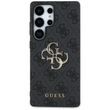 Guess Big 4G Logo Classic logotipo dėklas, skirtas Samsung Galaxy S25 Ultra Black