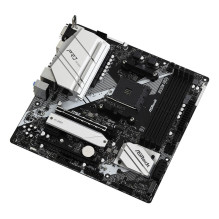 Pagrindinė plokštė, ASROCK, AMD B550, SAM4, MicroATX, 1xPCI-Express 3.0 1x, 1xPCI-Express 3.0 16x, 1xM.2, 1xPCI-Express 