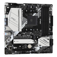 Pagrindinė plokštė, ASROCK, AMD B550, SAM4, MicroATX, 1xPCI-Express 3.0 1x, 1xPCI-Express 3.0 16x, 1xM.2, 1xPCI-Express 