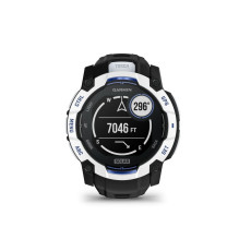 „Garmin Instinct 3“ – 50 mm, „Supernova Edition“, su saulės energija varomu korpusu, „Whitestone“ / juodos spalvos sport