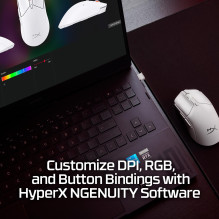 MOUSE USB OPTICAL HYPERX PF / HAS2 MINIWL WHT 7D389AA HYPERX
