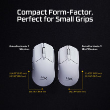 MOUSE USB OPTICAL HYPERX PF / HAS2 MINIWL WHT 7D389AA HYPERX