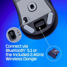 MOUSE USB OPTICAL HYPERX PF / HAS2 MINI WL BK 7D388AA HYPERX
