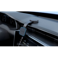 Evelatus MagSafe Qi wireless charging magnetic bendable 360 Swivel suction cup mount (for Car dashboard / Car windscreen