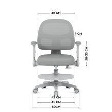 Junior 5.0 Grey swivel chair Junior 5.0 Grey swivel chair