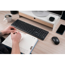 Savio KB-02 klaviatūra namams / biurui, USB, QWERTY, juoda