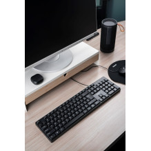 Savio KB-01 klaviatūra namams / biurui, USB, QWERTY, JAV anglų, juoda