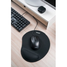 Savio KB-01 klaviatūra namams / biurui, USB, QWERTY, JAV anglų, juoda