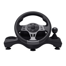 „Trust GXT 289 Movi Black“ USB vairas + pedalai, skirti „Nintendo Switch“, „PlayStation 4“, „Xbox One S“, „Xbox One X“, 