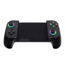 „Trust GXT 735 Mylox“ juodas „Bluetooth“ žaidimų pultas, analoginis / skaitmeninis, skirtas „Android“ ir „iOS“.