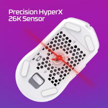 MOUSE USB OPTICAL WRL / PULSEFIRE HASTE 2 WHITE HYPERX