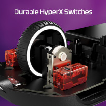 MOUSE USB OPTICAL WRL / PULSEFIRE HASTE 2 BLACK HYPERX
