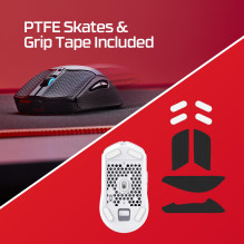 MOUSE USB OPTICAL WRL / PULSEFIRE HASTE 2 BLACK HYPERX