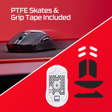 MOUSE USB OPTICAL WRL / PULSEFIRE HASTE 2 WHITE HYPERX