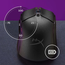 MOUSE USB OPTICAL WRL / PULSEFIRE HASTE 2 BLACK HYPERX