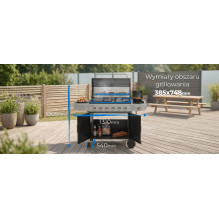 Ravanson GO-6 15,1 kW dujinė kepsninė Ravanson GO-6 15,1 kW dujinė kepsninė