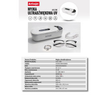 Activejet AUC-200 white UV ultrasonic cleaner Activejet AUC-200 white UV ultrasonic cleaner
