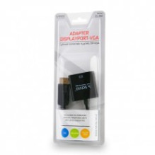 Savio CL-90 vaizdo kabelio adapteris 0,2 m DisplayPort VGA (D-Sub) juodas