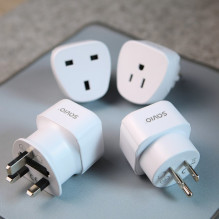 SAVIO AP-01 Travel Adapter, US socket - EU plug