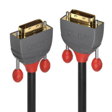 Video Cable - Lindy Anthra Line DVI-D Dual Link MM, 2560x1600 60Hz, 5 m, Black Video Cable - Lindy Anthra Line DVI-D Dual Link MM, 2560x1600 60Hz, 5 m, Black