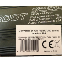 24-12V PNI DC-200 rated current converter 20A 24-12V PNI DC-200 rated current converter 20A