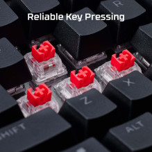 KLAVIATŪROS LYDINIS RISE 75 S BLACK / 7G7A4AA ABA HYPERX
