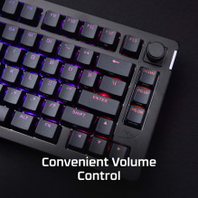 KLAVIATŪROS LYDINIS RISE 75 S BLACK / 7G7A4AA ABA HYPERX
