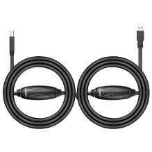 USB kabelis - LINDY USB 3.0 A / B Aktyvus Laidas, Prailginimas Tiesioginiam Prietaiso Prijungimui, 10 m, Juodas USB kabelis - LINDY USB 3.0 A / B Aktyvus Laidas, Prailginimas Tiesioginiam Prietaiso Prijungimui, 10 m, Juodas