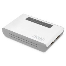 „Digitus“ 2 prievadų USB 2.0 belaidis daugiafunkcis tinklo serveris, 300 Mbps