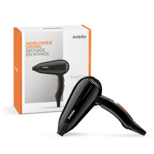 Plaukų Džiovintuvas - Babyliss Travel Dry 2000W Kompaktiškas Sulankstomas Rankena Juodas