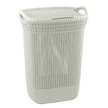 SKALBINIŲ DĖŽĖ "KNIT" (57 l 228391 BALTA) SKALBINIŲ DĖŽĖ "KNIT" (57 l 228391 BALTA)