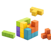 Medinių figūrų gaminimo rinkinys Djeco Cubissimo