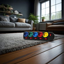 Maclean MCE204M power extension 1.5 m 5 AC outlet(s) Indoor Black, Multicolour Maclean MCE204M power extension 1.5 m 5 AC outlet(s) Indoor Black, Multicolour