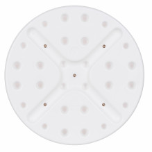 Round aluminium shower stool