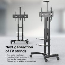 TV SET ACC MOTOR. MOBILE STAND / 50-86" BLACK TS1881E-B ONKRON TV SET ACC MOTOR. MOBILE STAND / 50-86" BLACK TS1881E-B ONKRON