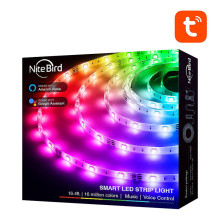 Išmanioji WiFi RGB LED šviesos juosta NiteBird SL3 (2x5m), Tuya Išmanioji WiFi RGB LED šviesos juosta NiteBird SL3 (2x5m), Tuya