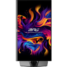 MSI 26,5 colio MPG 271QRX QD-OLED WQHD 360 Hz žaidimų monitorius, juodas