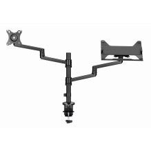 Gembird MA-DA-04 monitor mount / stand 81.3 cm (32") Desk Black Gembird MA-DA-04 monitor mount / stand 81.3 cm (32") Desk Black