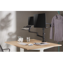 Gembird MA-DA-04 monitor mount / stand 81.3 cm (32") Desk Black Gembird MA-DA-04 monitor mount / stand 81.3 cm (32") Desk Black