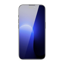 „Baseus Crystal“ grūdinto stiklo apsauginis stikliukas nuo dulkių, 0,3 mm, skirtas „iPhone 14 Pro“ (2 vnt.)